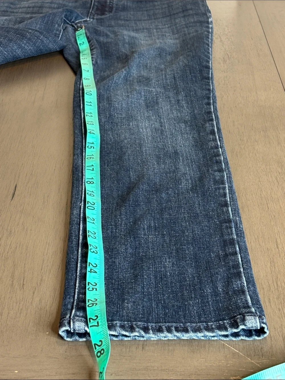 💙 Talbots Dark Wash Straight Leg Jeans Women’s 4P Stretch Denim Petite 💙 - Picture 8 of 12